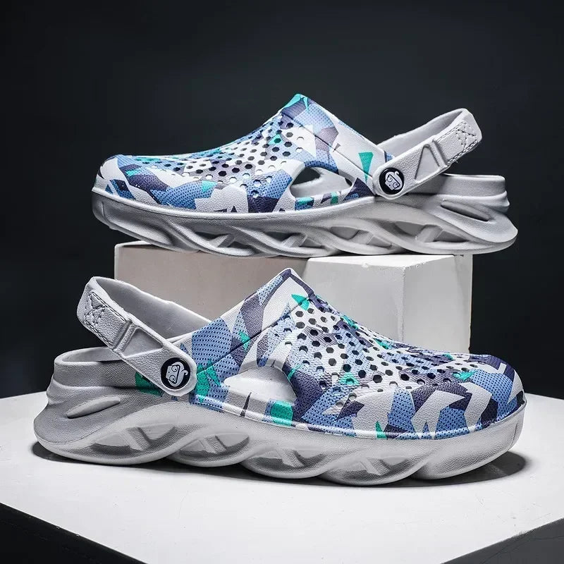 Flat sandals men's shoes EVA slippers garden platform sandals men's summer sandals new men's sports shoes outdoor home shoes