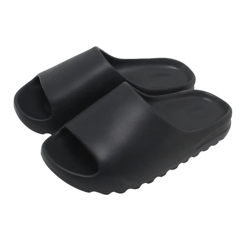 * Brand High Quality Super Soft EVA Sole Summer Slippers for Men Bathroom Slippers Home Slides Couple Beach Sandals Male Slipper