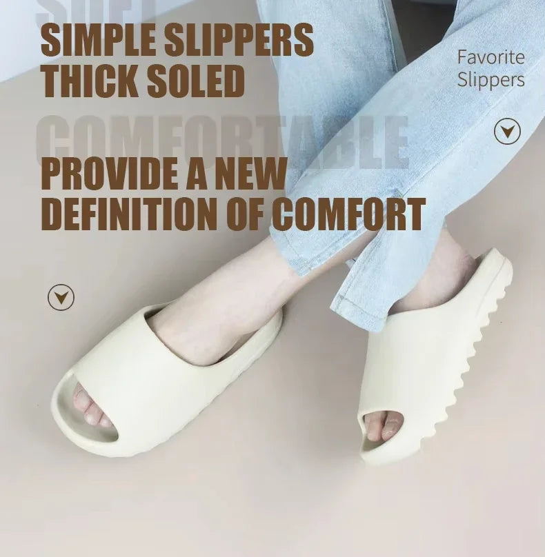 Women Men Slippers Fashion EVA Slides 2025 Summers Outdoor Beach Sandals Women Casual Shoes Man Flip-flops Men's Sandal